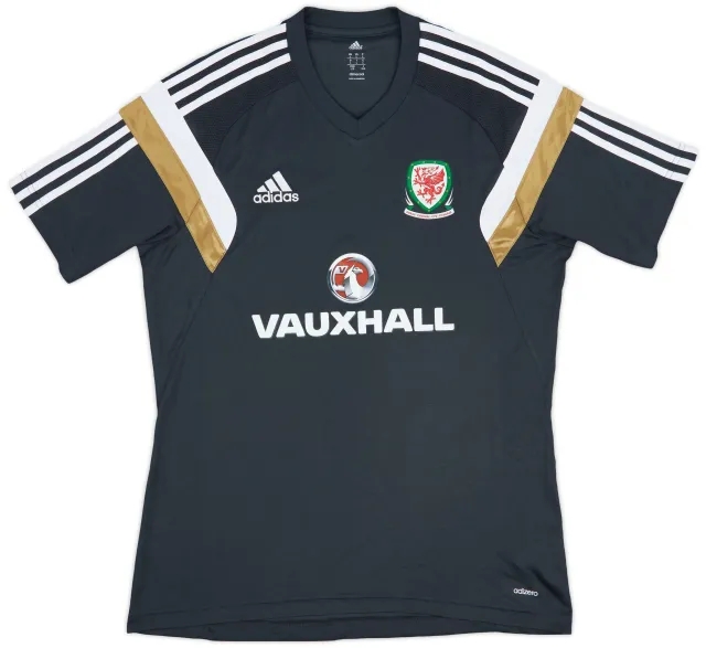 2014-15 Wales adidas Training Shirt - 9/10 - (L)