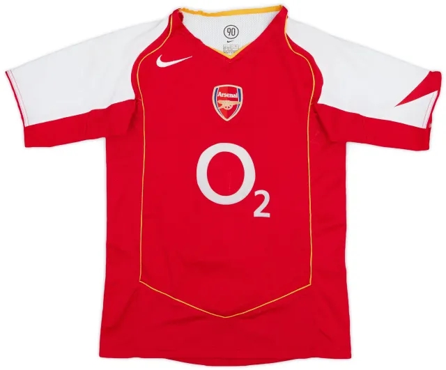Nike 2004-05 Arsenal Home Shirt - 6/10 - (L.Boys)