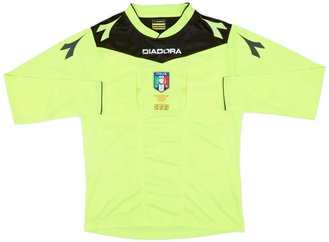 2015-17 Italy Diadora Referee L/S Shirt - 7/10 - (S)