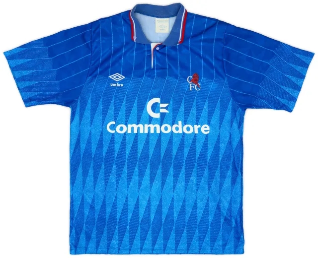 Umbro 1989-91 Chelsea Home Shirt - 6/10 - (M)