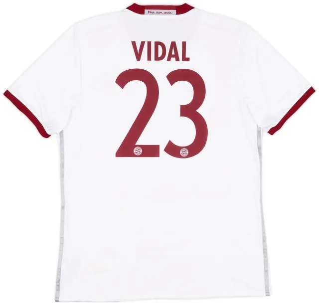 adidas 2016-17 Bayern Munich Third Shirt Vidal #23 - 5/10 - (L)