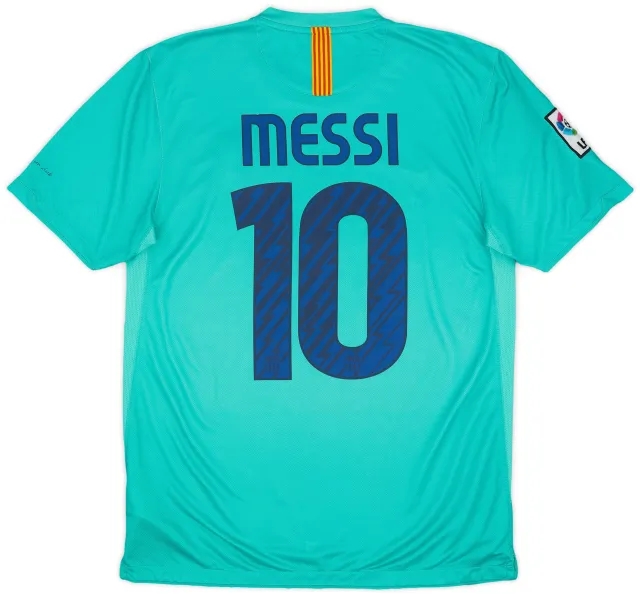 Nike 2010-11 Barcelona Away Shirt Messi #10 - 8/10 - (M)