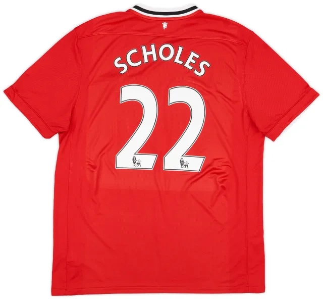 Nike 2011-12 Manchester United Home Shirt Scholes #22 - 8/10 - (XL)