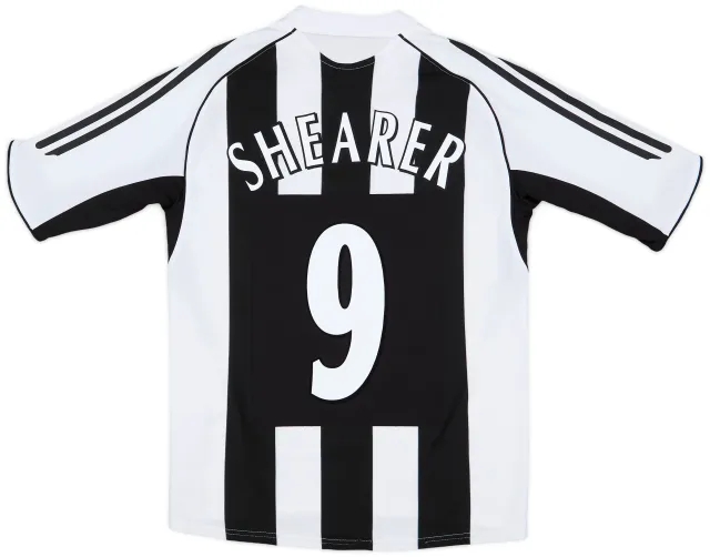 adidas 2005-07 Newcastle Home Shirt Shearer #9 - 7/10 - (S)