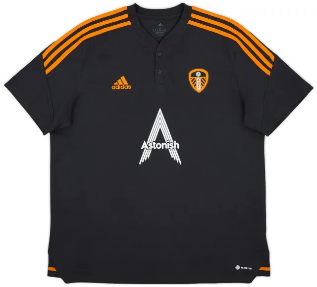 2022-23 Leeds adidas Polo Shirt - 8/10 - (XL)