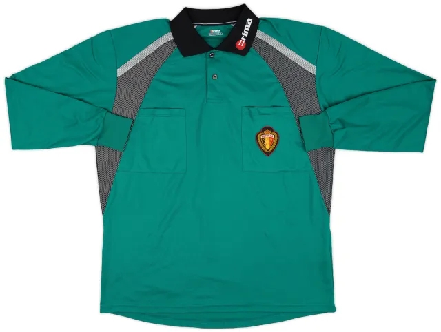 Training 1990s Belgium Erima Referee L/S Shirt - 9/10 - (XL)