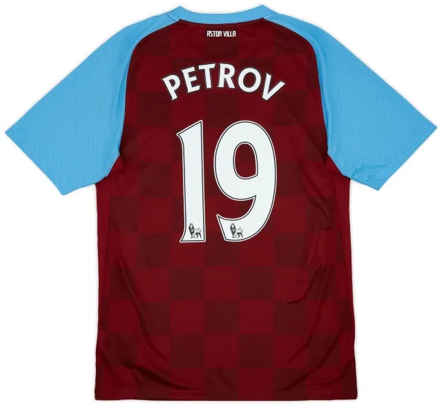 Nike 2011-12 Aston Villa Home Shirt Petrov #19 - 9/10 - (S)