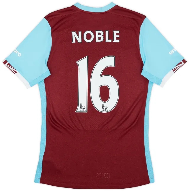Umbro 2016-17 West Ham Home Shirt Noble #16 - 6/10 - (S)
