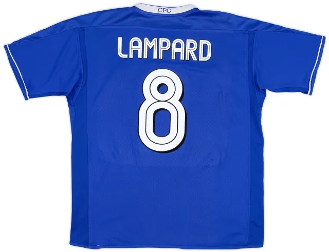 Umbro 2003-05 Chelsea Home Shirt Lampard #8 - 5/10 - (XL)