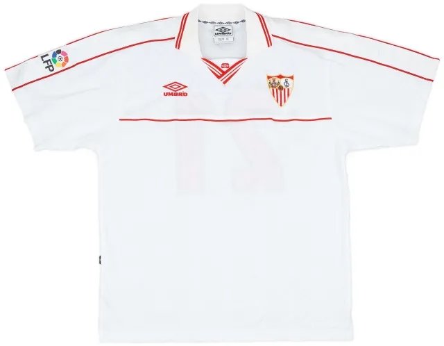 Umbro 2000-01 Sevilla Match Issue Home Shirt #21