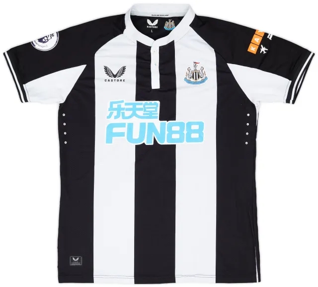 Castore 2021-22 Newcastle United Match Issue Home Shirt #9