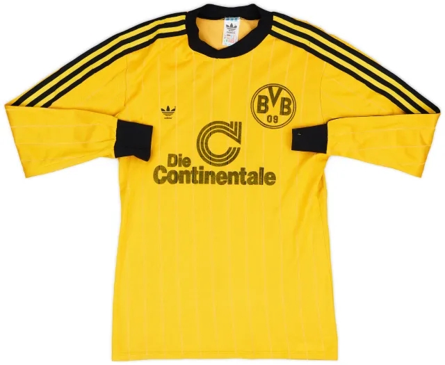 adidas 1989-90 Borussia Dortmund Home L/S Shirt #11 - 8/10 - (S)