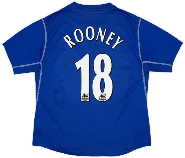 Puma 2002-03 Everton Home Shirt Rooney #18 - 8/10 - (XXL)