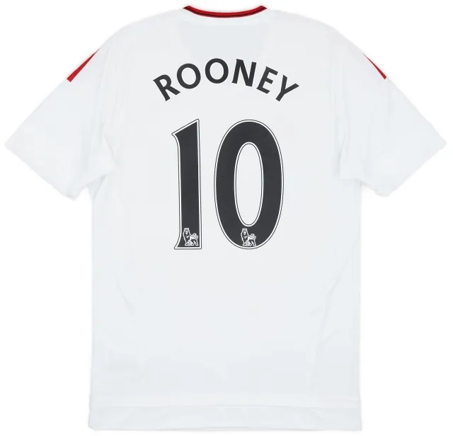 adidas 2015-16 Manchester United Away Shirt Rooney #10 - 9/10 - (S)