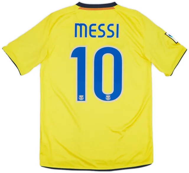 Nike 2008-10 Barcelona Away Shirt Messi #10 - 8/10 - (S)