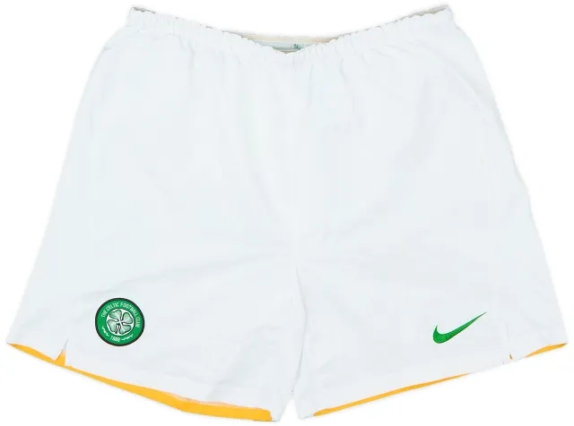 Nike 2008-09 Celtic Home Shorts - 9/10 - (M)