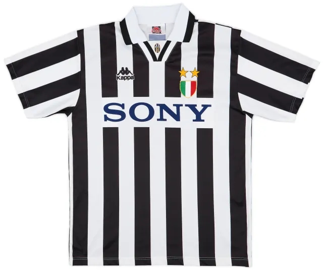 Kappa 1995-97 Juventus Basic Home Shirt - 9/10 - (L)