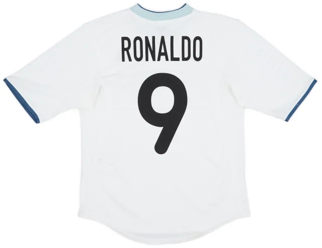 Nike 2000-01 Inter Milan Away Shirt Ronaldo #9 - 9/10 - (S)