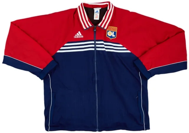 1998-00 Lyon adidas Track Jacket - 6/10 - (M/L)