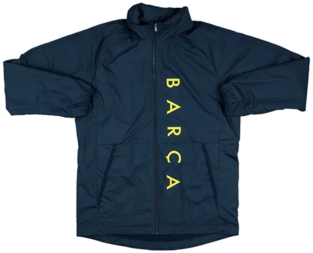 2020-21 Barcelona Nike Hooded Rain Jacket - 10/10 - (L)