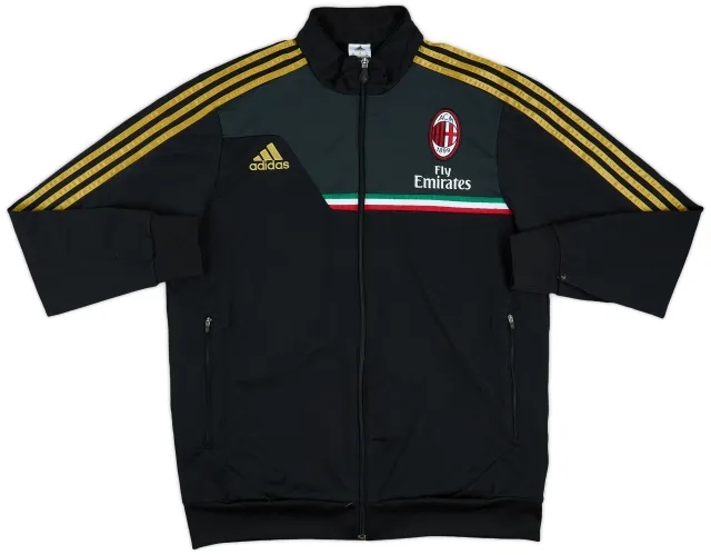 2013-14 AC Milan adidas Track Jacket - 8/10 - (L)