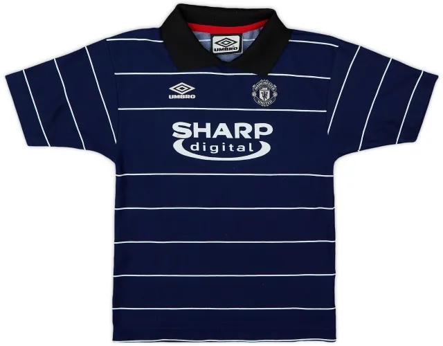 Umbro 1999-00 Manchester United Away Shirt - 8/10 - (4-5 Years)