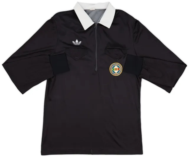1980s Italy FIGC adidas Referee L/S Shirt - 6/10 - (L/XL)