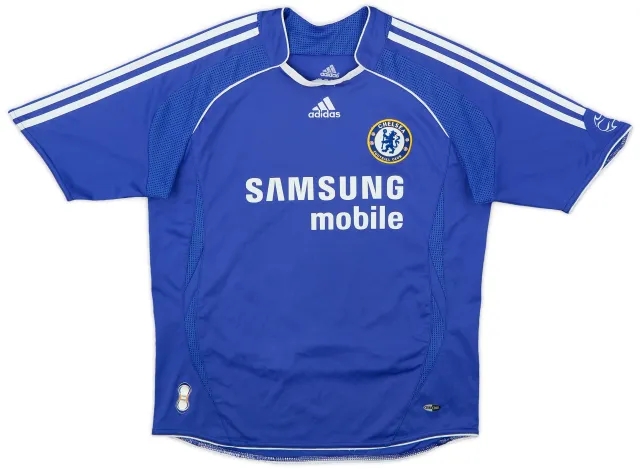 adidas 2006-08 Chelsea Home Shirt - 8/10 - (M.Boys)