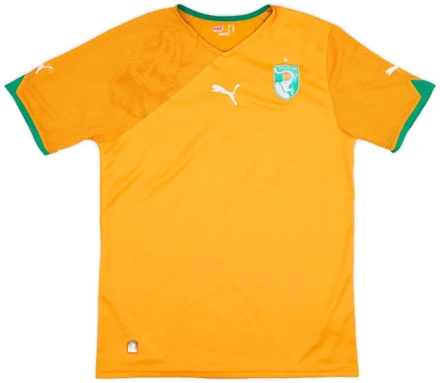 Puma 2010-11 Ivory Coast Home Shirt - 9/10 - (M)
