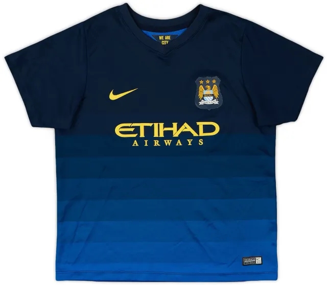 Nike 2014-15 Manchester City Away Shirt - 9/10 - (7-8 Years)