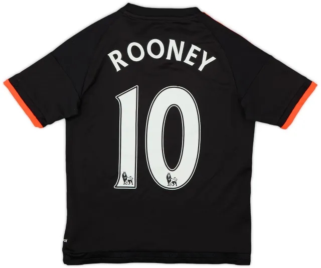 adidas 2015-16 Manchester United Third Shirt Rooney #10 - 9/10 - (M.Boys)
