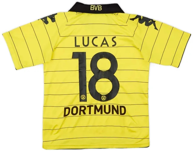 Kappa 2010-11 Borussia Dortmund Home Shirt Lucas #18 - 6/10 - (S.Boys)