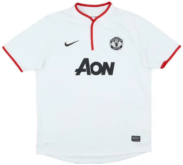 Nike 2012-14 Manchester United Away Shirt - 7/10 - (XL.Boys)