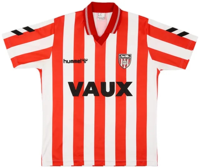 Hummel 1991-94 Sunderland Home Shirt - 8/10 - (M)