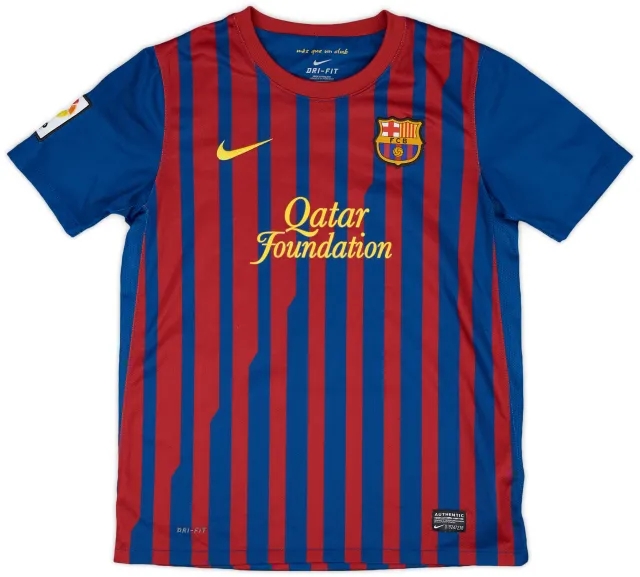Nike 2011-12 Barcelona Home Shirt - 8/10 - (L.Boys)