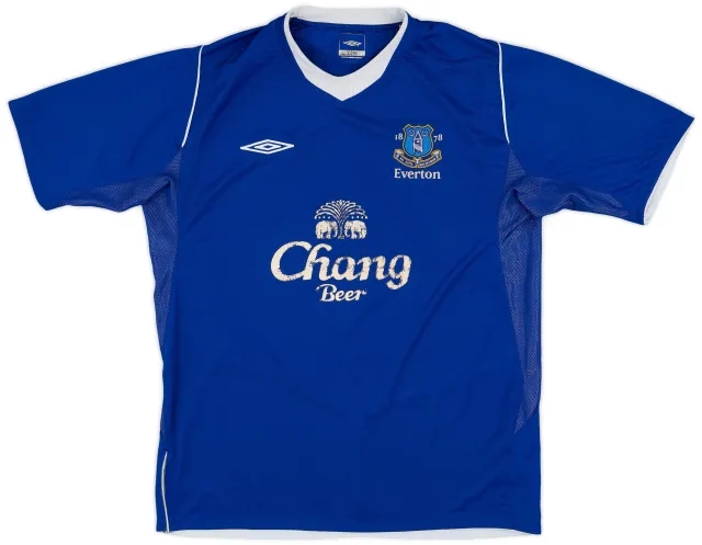 Umbro 2004-05 Everton Home Shirt - 5/10 - (L)