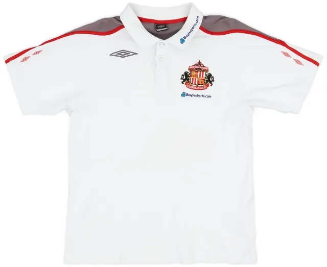 2007-08 Sunderland Umbro Polo Shirt - 8/10 - (L)