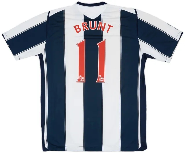 Umbro 2008-09 West Brom Home Shirt Brunt #11 - 6/10 - (XL)