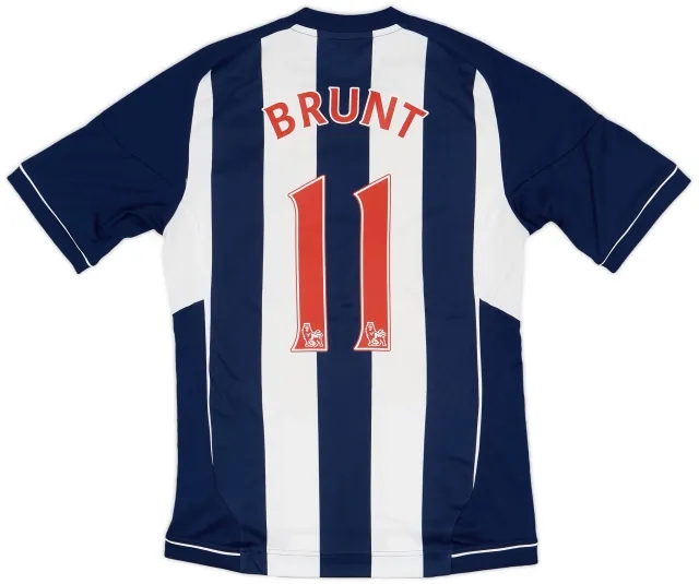 adidas 2012-13 West Brom Home Shirt Brunt #11 - 7/10 - (S)