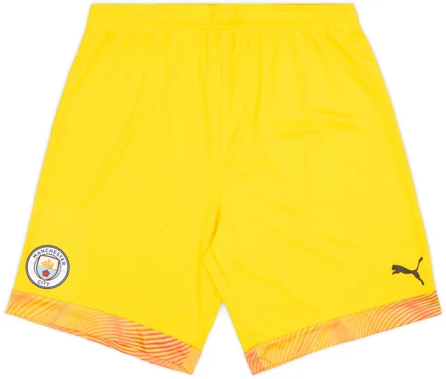 Puma 2019-20 Manchester City Player Issue GK Third Shorts - 7/10 - (XL)