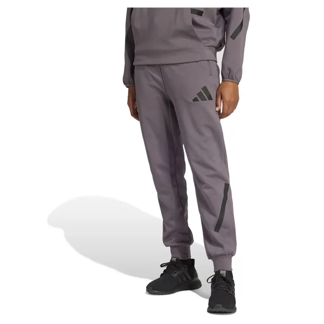 Manchester United x adidas Womens Z.N.E. Tracksuit Bottoms Grey