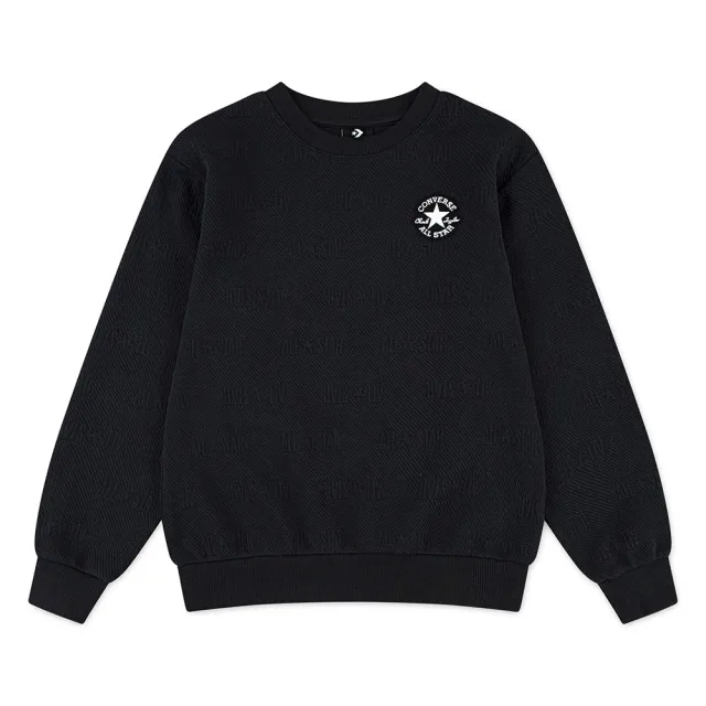 Converse Kids Novelty Logo Texture Crew Sweatshirt