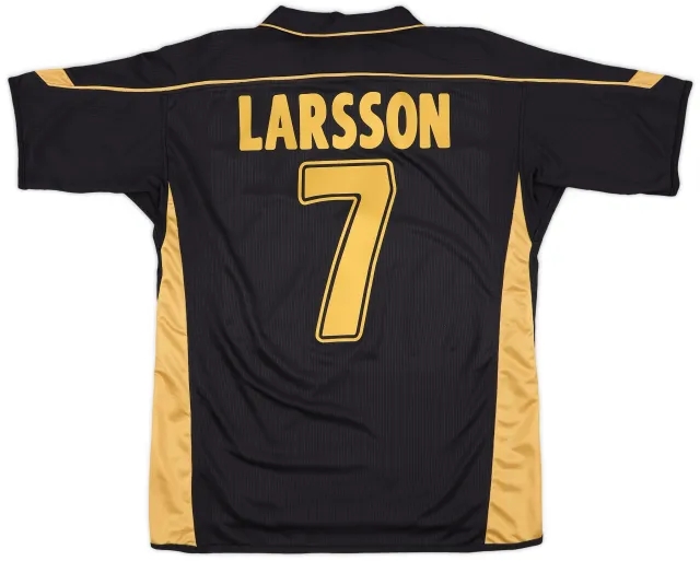 Umbro 2003-04 Celtic Away Shirt Larsson #7 - 7/10 - (L)