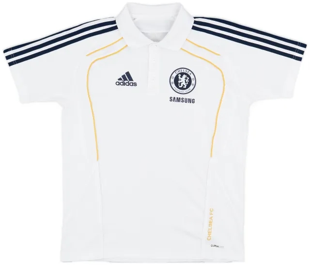 2010-11 Chelsea adidas Polo Shirt - 7/10 - (S)