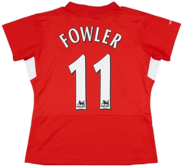 Reebok 2004-06 Liverpool Home Shirt Fowler #11 - 4/10 - (Women's M)