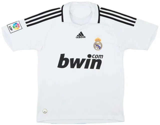 adidas 2008-09 Real Madrid Home Shirt - 7/10 - (XL.Boys)