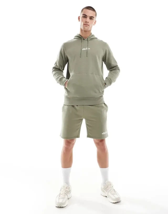 Ellesse Molla Shorts In Khaki-Green