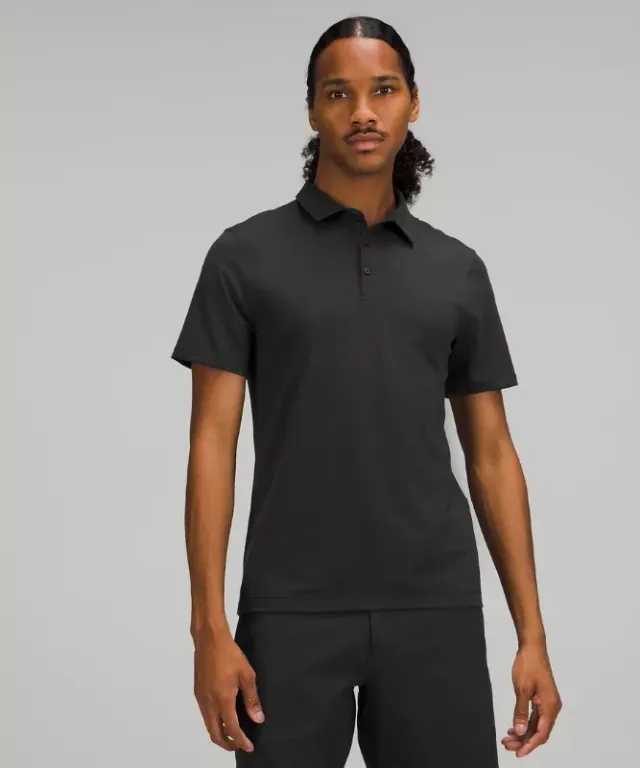 lululemon IE lululemon – Men's Evolution Short-Sleeve Polo Shirt – Color Black – Size 3XL