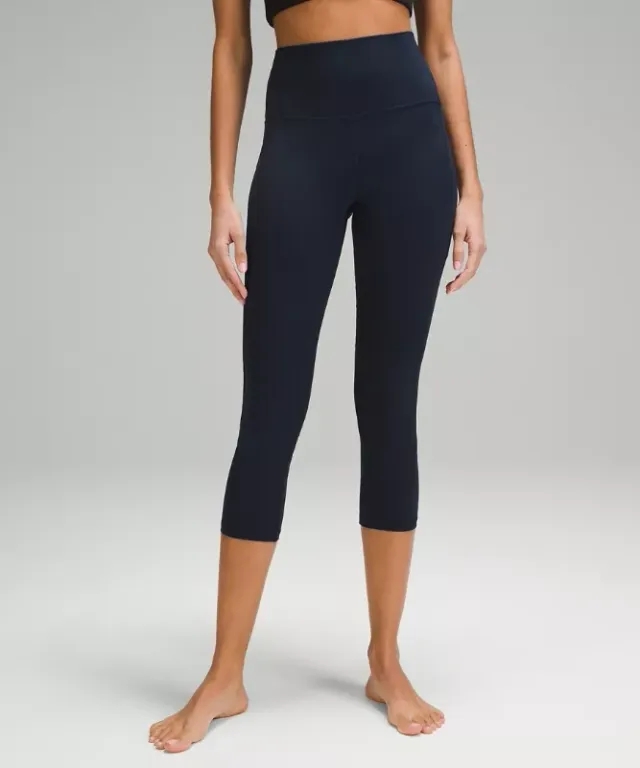 lululemon IE lululemon – Women's Align High-Rise Crop Leggings with Pockets – 23 – Color Blue – Size 8