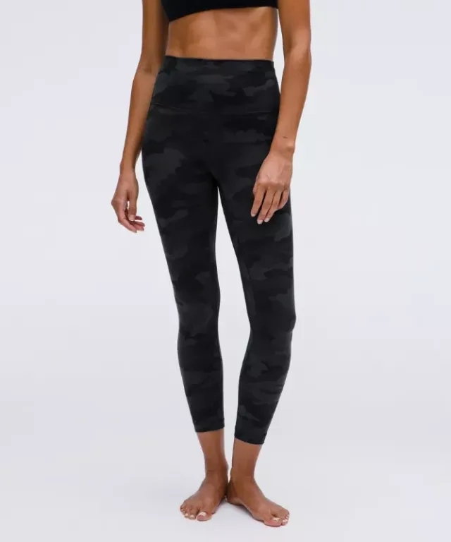 lululemon IE lululemon – Women's Align High-Rise Pants – 25 – Color Camo/Black – Size 8